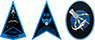 STARCOM, DEL 13, NSSI emblems